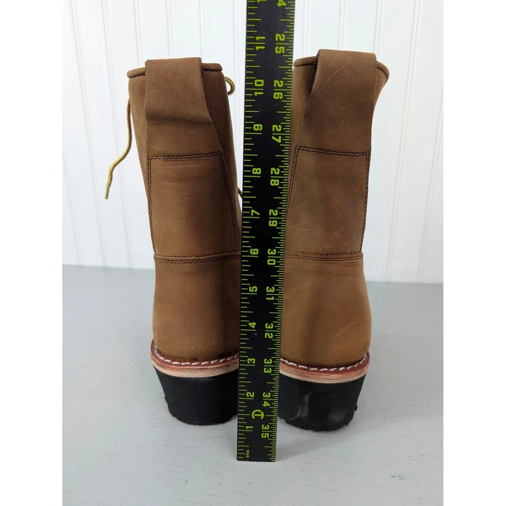 Georgia Logger Boots Men‎ GB00065 400G Waterproof Insulated Steel Toe 10.5M NOB